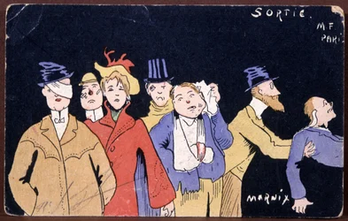 Exit M. F. Paki, början av 1900-talet (illustration)
