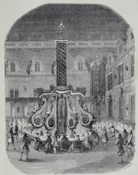Ludvig XIV:s högtid (fest på marmorgården i Versailles).