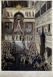Kröningsfesten och kröningen av deras kejserliga majestäter år 1804.