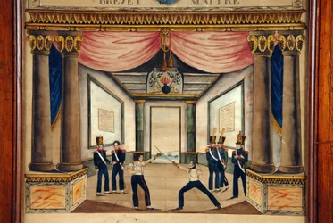 Fäktning: patent av Cont pointe från april 1826.