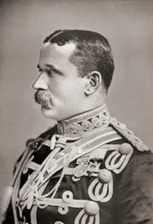 Fältmarskalk John Denton Pinkstone French, från boken South Africa and the Transvaal War av Louis Creswicke, pub. 1900