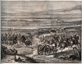 Första koalitionen: Slaget vid La Favorite (Italien), januari 1797, mellan Napoleons franska trupper och den österrikiska armén under det första italienska fälttåget (1796-1797) - Slaget vid La Favorite, Italien, 25 Nivose, år 5 (januari) 1797). En förlovn