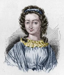 Franska revolutionen 1789: Porträtt av Melle (Mademoiselle) (Marie) de Sombreuil (1774 1823), revolutionens hjältinna.