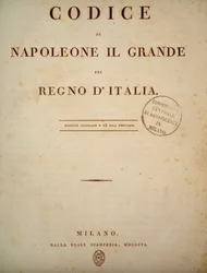 Frontispice av Napoleons kod. år 1806