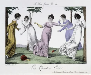 Game of the four corners - i "The Good Genre"", nr. 14, tidigt 1800-tal.