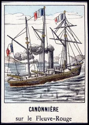 Vapenbåt på Red River, sent 1800-tal