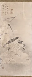 Hawks And Prey (bläck på papper)