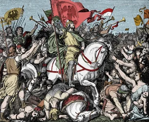 Henrik Fowler utropad till kung av Östfrankien - Henrik I av Germanien (eller av Sachsen, känd som Henrik den Oiseleur, 876-936) utropade till kung av Västfrankien 919