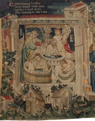 Historia om Saint Piat och Saint Eleuthère, Scen 7: Dop av de exilkristna