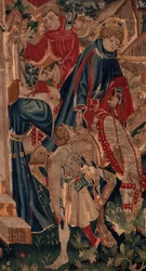 Historia om Saint Piat och Saint Eleuthère, scen 8, detaljcentrum