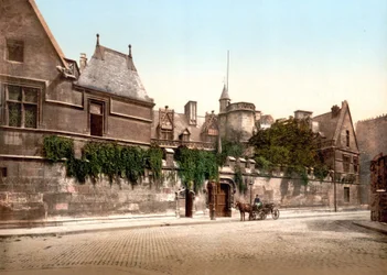 Hotel de Cluny Paris - fotokrom, ca 1900