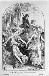 Illustration till "Endymion" av poeten John Keats (1795-1821) 1800-talet