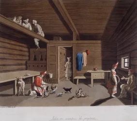 I "Den gamla och moderna kostymen" 1819-1820, av Ferrario.
