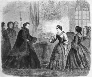 Intervju med Impress Eugenie och drottning Victoria på Windsor Castle den 3 december
