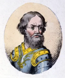 Ivan III Vasilyevich den store (1440 1505). Storprins av Moskva och hela Ryssland (1462-1505). gravyr från början av 1800-talet