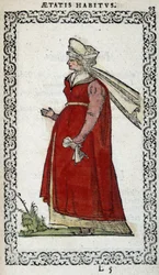 Lady of Hungary - i "" Habits et effigies"" av Jean Sulperius