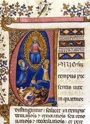 Yttersta domen. Handskrift från 1400-talet. Milano, Biblioteca Nazionale Braidense