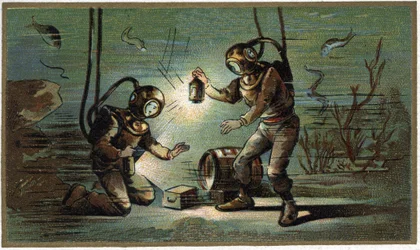 Sen 1800-tals kromolitografi