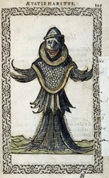 Le monine marin - i "" Habits et effigies"" av Jean Sluperius