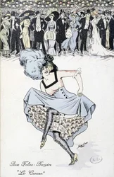 Folies-Bergères: ""Cancan"", n.d.