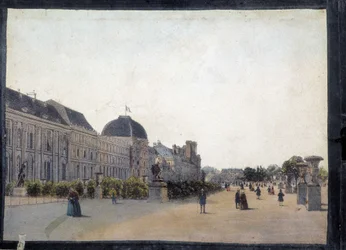 Les Tuileries - i "" Views of Paris for Panoptic Polyorama"", cirka 1850