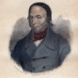 Louis Marie de Lahaye baron sedan Viscount de Cormenin (1788 1868) fransk jurist och politisk pamflettförfattare, gravyr
