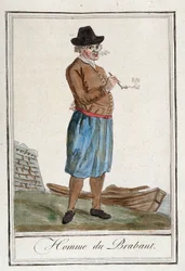 Man från Brabant (Belgien).