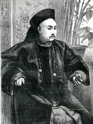 Mandarin Tchung Hao (Chung How), gravyr 1868