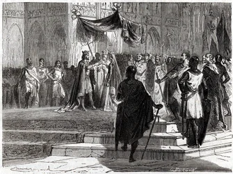 Äktenskapet mellan Ludvig den yngre (1120-1180) och Alienor d