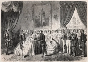 Äktenskap med marskalk Francois Achille Bazaine (Francois-Achille