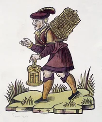 Köpman av glömt 1735 i Paris