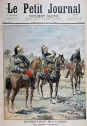 Militära manövrar: passagerarduvorna - i "" Le Petity Journal"" av 1897-05-02
