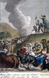 Moses vägledde det judiska folket i Socot-öknen under lång tid.