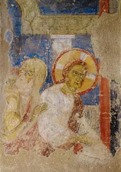 Muralmålningar i kyrkan i benediktinerklostret Lambach, Oberösterreich (fresker)