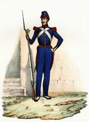 Nationalgardet eller den afrikanska milisen i Alger, grundad 1830 av general Clauzel från den franska Afrikaarmén för att upprätthålla ordningen i staden. I ”Storia d