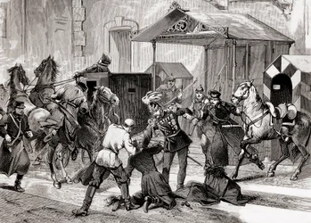 Nihilism i Ryssland - Attentatsförsök mot adjutanten, general Loris Melikoff (Loris-Melikoff), utanför dörren till hans hotell på Stora Moskaia år 1880 - Den ryska nihiliströrelsen under 1800-talet: attentatsförsök mot greve L
