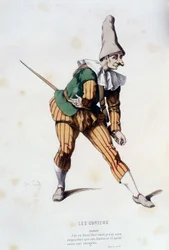 Nivelet in "" les contens"" (av Odet de turnèbe 1584), i "" Fransk teater på 1500- och 1600-talet före Moliere"" av Edouard Fournier.