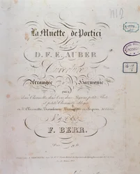 Invigning av operan La muette de Portici av D. F. Auber