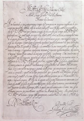 Sida från Tocrate "" av Girolamo Frescobaldi (1583-1643) italiensk kompositör "" 1637. Bologna, Civic Museum Museum