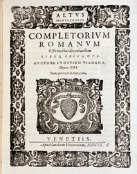 Sida med partitur av Psalmer (op 16) av Ludovico Viadana