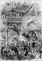 Fest i Sceaux Park 1873.