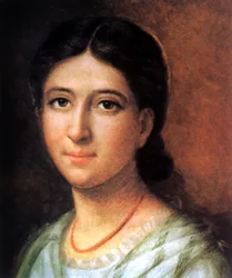 Pauline Marie Jaricot, grundare av Association for the Propagation of the Faith 1822, Frankrike, målning