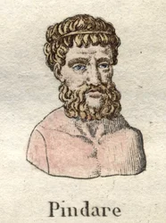 Pindare (518-v. 438 f.Kr.), grekisk operapoet.