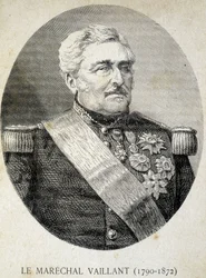 Porträtt av marskalk Vaillant (1790 - 1872) - i "" Les Contemporains", n.d. sent 1800-tal.