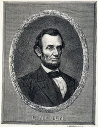 Porträtt av Abraham Lincoln (1809¿1865), USA:s president