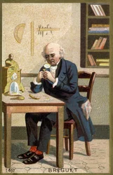 Porträtt av Abraham Louis Bréguet (1747-1823), fransk urmakare.