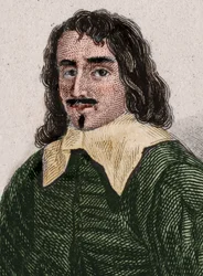 Porträtt av Adam Billaut, dit Maitre Adam (1602-1662) fransk snickare, poet och låtskrivare. Gravyr från 1896.