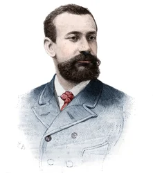 Porträtt av Albert I Grimaldi (Albert Honore Charles) (1848-1922), prins av Monaco (1889-1922) i "The Illustrious World", 21 september