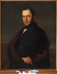 Porträtt av Alexander Nikolayevich Raevsky (1795-1868), Anonym. Olja på duk