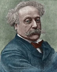 Porträtt av Alexandre Dumas Jr. (1824-1895), fransk författare.